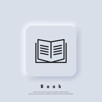 boek icoon open boek lijnpictogram lezen boek logo boekhandel logo bibliotheek teken