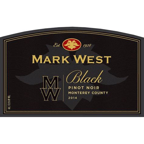 mark west black label monterey county pinot noir  pinot noir monterey county wines