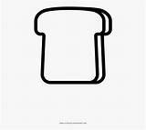 Toast Coloring Line Clipart Clipartkey sketch template