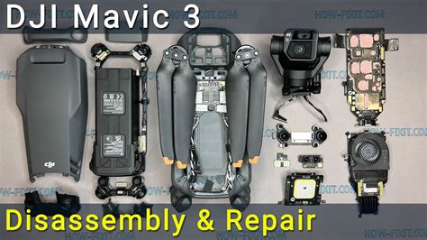 dji mavic  disassembly  repair  ultimate step  step tutorial youtube