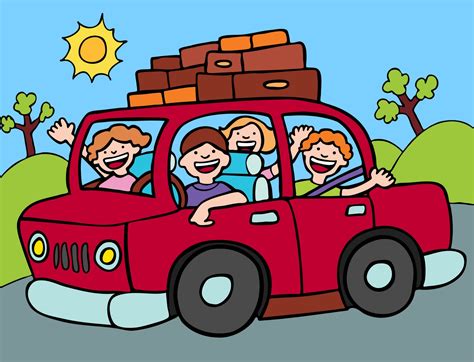 family car travel clipart kid clipartingcom
