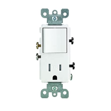leviton combination switch  tamper resistant outlet wiring diagram