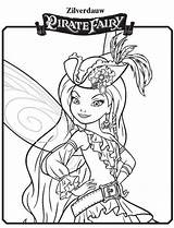 Coloring Pages Tinkerbell Pirate Fairy Gemt Fra sketch template