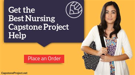 select impressive nursing capstone project ideas