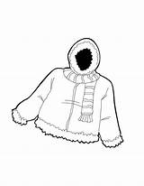 Coloring Winter Jacket Warm Season Colouring Pages Clothes Color Sky Clipartmag Getcolorings Printable sketch template
