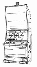 Slot Machine Patents Patent Drawing sketch template