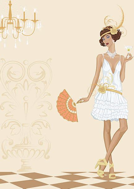 flapper illustrations royalty free vector graphics and clip
