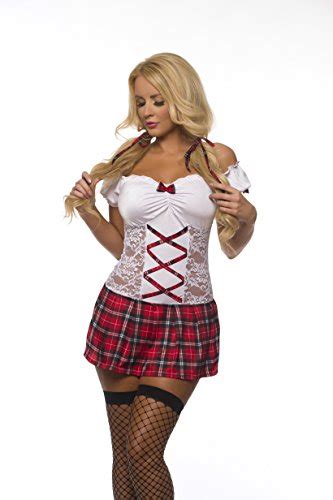 fun and flirty crossdresser schoolgirl costume by velvet