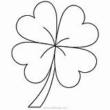 Clover Lineart Xcolorings sketch template