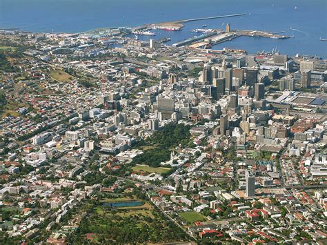 Cape Town Aerial View View From The Top Of Table