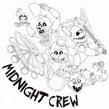 Fnaf Coloring Pages Print Printable Mangle Getcolorings Color sketch template