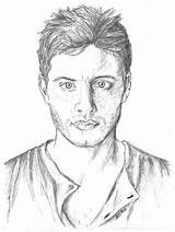 Winchester Ackles sketch template