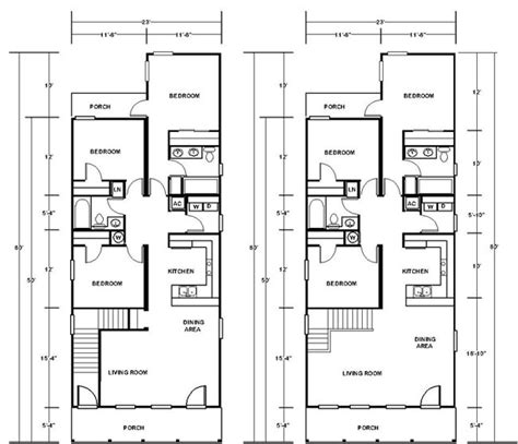 shotgun house plans images  pinterest small homes small houses  tiny houses