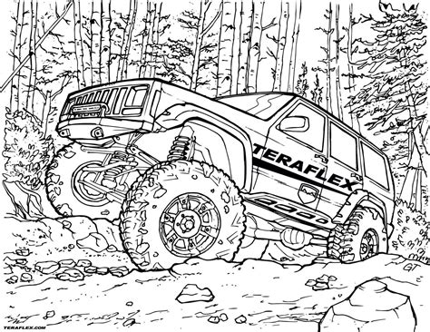gallery teraflex jeep coloring pages teraflex   monster