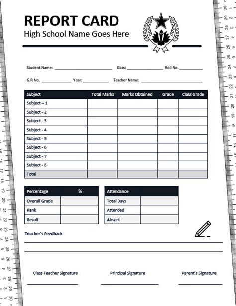 excel report card template printable paper template  xxx hot girl