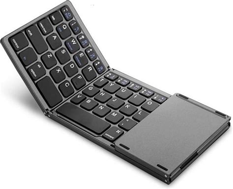 universeel draadloos opvouwbaar inklapbaar toetsenbord met touchpad