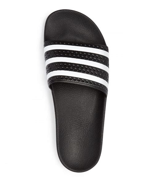 sandals flip flops adidas mens adilette  blackwhite reaction