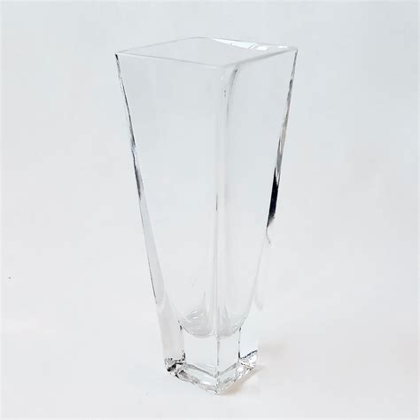 Square Tall Vase Clear Glass Best Events Dine Décor