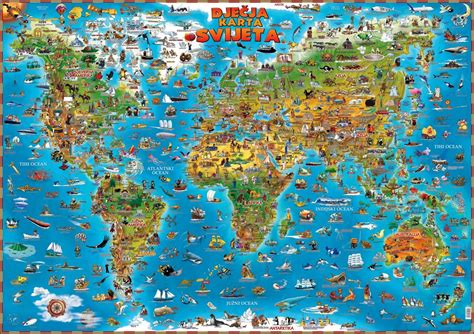 djecja karta svijeta