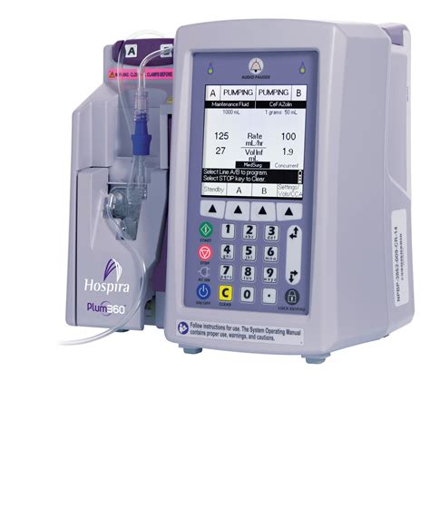 hospira plum infusion system pump iv infusion model information