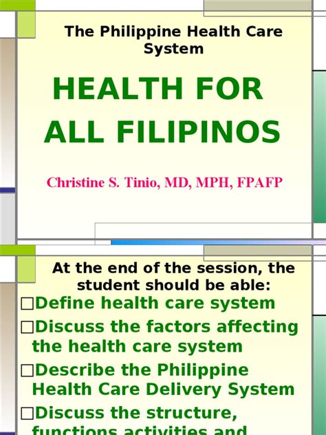 philippine health care system  health system health care