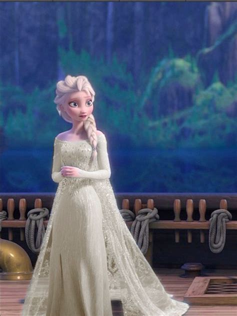 Frozen S Elsa Wearing Wedding Dress Disney Inspired