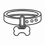 Collar Dog Drawing Getdrawings sketch template