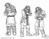 Hobbit Designlooter Wolfanita Lineart Grumpy Dwarves sketch template