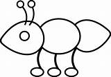 Coloring Pages Ants Marching sketch template