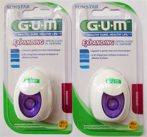 amazoncom gum expanding dental floss   yd pack