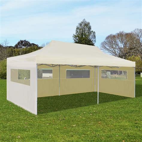cream foldable pop  party tent