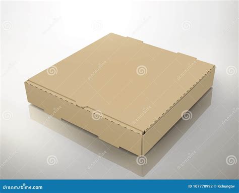 blank pizza box stock vector illustration  closed