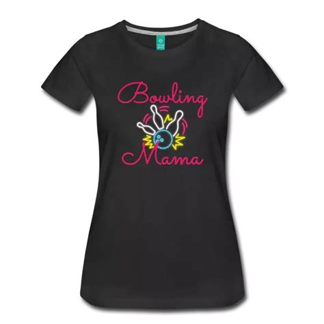 Khs Momgrandmaaunt Bowling Mama Womens Premium T Shirt Bowling
