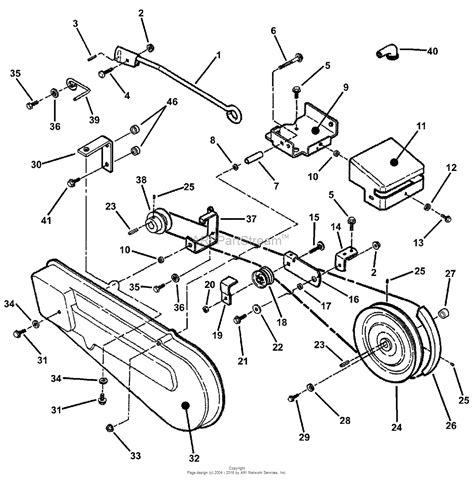 snapper irb   cr  hp intermediate rear tine tiller series  parts diagram