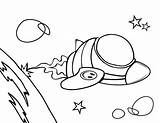 Coloring Pages Spaceship Ship Space Rocket Kids Printable Bestcoloringpagesforkids sketch template