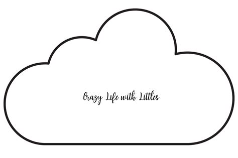 cloud template crazy life  littles