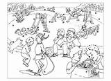 Coloring Pages Recess Playground Getcolorings Color Getdrawings sketch template