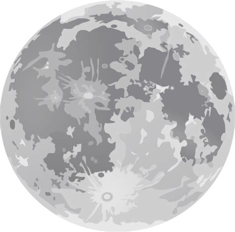 high quality moon clipart vector transparent png images art