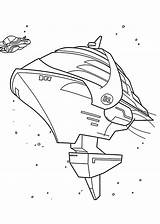 Coloring Wall Pages Spaceship Printable Kids Online Colouring 4kids sketch template