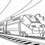 Tren Trenes Dibujos Transportes Transporte Medios Coloreartv Ferrocarril Juguete sketch template
