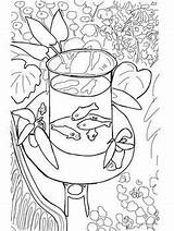 Matisse Handouts Goldfish Henri Klee Plowing Colouring sketch template