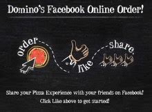 dominos pizza introduces facebook orders