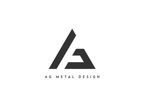 ag metal design logo  alexis wollseifen  dribbble