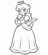 Peach Mario Princess Coloring Pages Baby Kart Kids Colouring Drawing Princes Print Pitch Super Color Printable Giant Getcolorings Perfect James sketch template