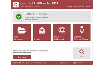 Quick Heal Antivirus Pro screenshot #1