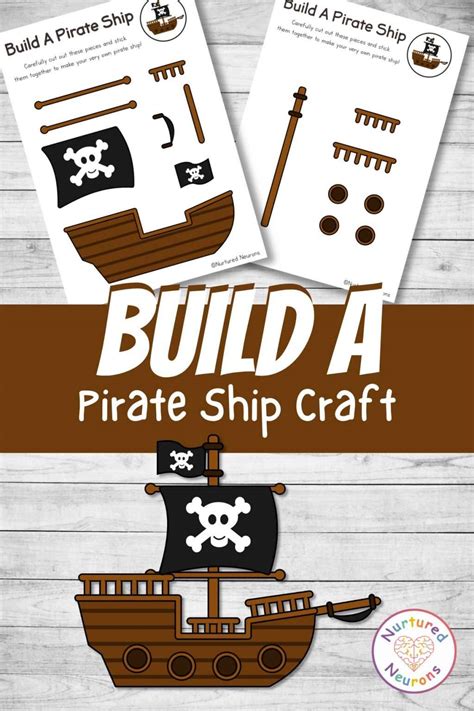 pirate ship template  kids