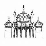Brighton Pavilion Colouring Sheet Sheets Print Landmarks Buildings Sketch Coloring Printable Adults Pages Mental Health Template Francis Tina Website sketch template