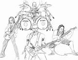 Metallica Q2 Milan sketch template