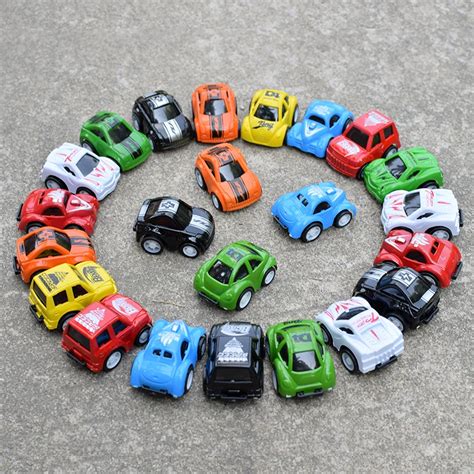 pcsset pcs baby toys cute mini plastic pull  model cars toy