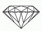 Diamond Coloring Pages Ring Clipart Coloringhome Color sketch template